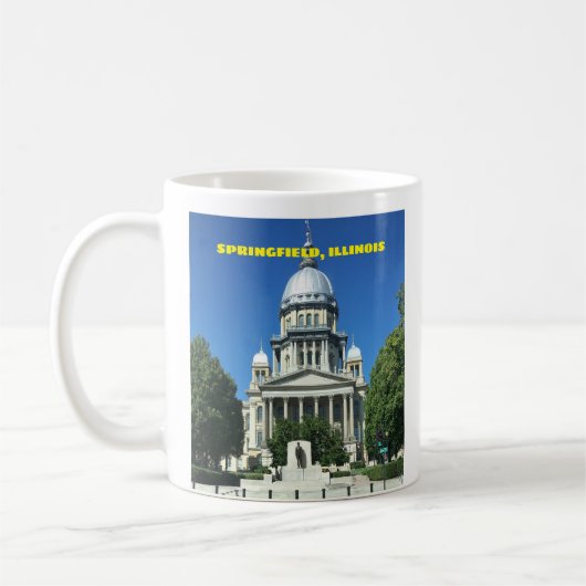 Springfield, Illinois State Capitol Building Koffiemok (Links)