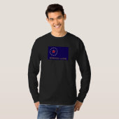 Springfield Illinois Vlag T-shirt (Voorkant volledig)