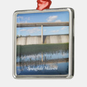 Springfield Lake Missouri Dam Metal Ornament (Links)