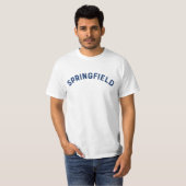 Springfield, Massachusetts Arch T-shirt (Voorkant volledig)