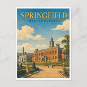 Springfield Massachusetts Armory GeoSaga Briefkaart