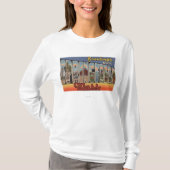 Springfield, Massachusetts - Grote letter T-shirt (Voorkant)
