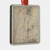 Springfield, Massachusetts Metalen Ornament (Rechts)