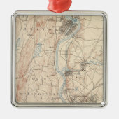 Springfield, Massachusetts Metalen Ornament (Voorkant)