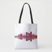 Springfield Massachusetts Skyline Tote Bag (Voorkant)