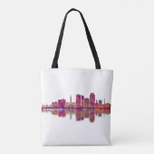 Springfield Massachusetts Skyline Tote Bag (Achterkant)
