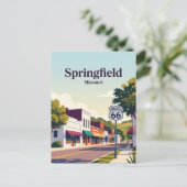 Springfield, Missouri Briefkaart (Staand voorkant)