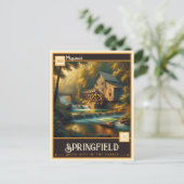 Springfield, Missouri |  Briefkaart (Staand voorkant)