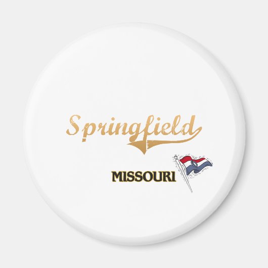 Springfield Missouri City Classic Magneet (Voorkant)