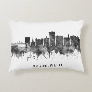 Springfield Missouri Skyline BW Accent Kussen