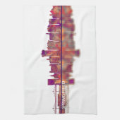 Springfield Missouri Skyline Theedoek (Verticaal)