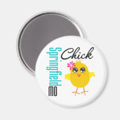 Springfield MO Chick Magneet (Voorkant / Achterkant)