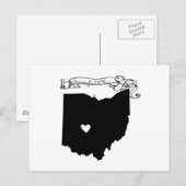 Springfield Ohio Briefkaart (Voorkant / Achterkant)