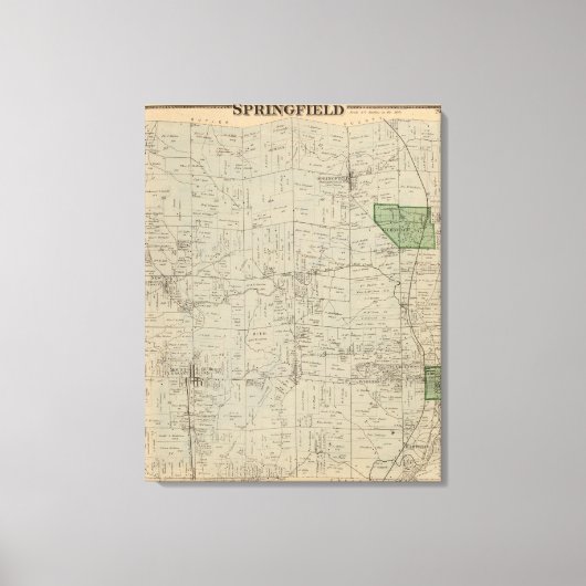 Springfield, Ohio Canvas Afdruk (Voorkant)