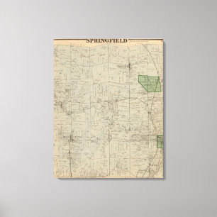 Springfield, Ohio Canvas Afdruk