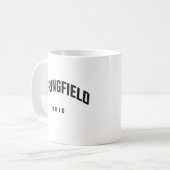 Springfield Ohio OH Koffiemok (Voorkant links)