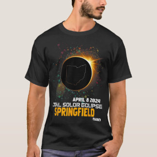 Springfield Ohio Totale Zonsverduistering 2024 1 T-shirt