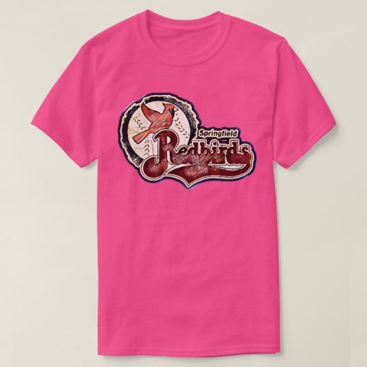 Springfield Redbirds Honkbal T-shirt (Design voorkant)