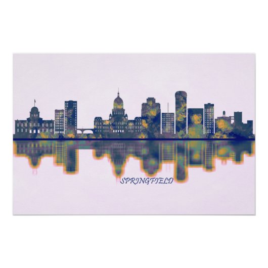 Springfield Skyline Perfect Poster (Voorkant)