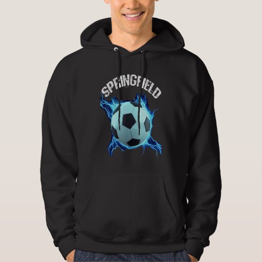 Springfield Soccer Retro Hoodie (Voorkant)