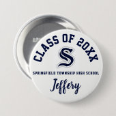 Springfield Township High School Button Logo (Voorkant /achterkant)