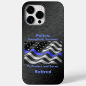 Springfield, Vermont. Police Case-Mate iPhone Case (Achterkant)