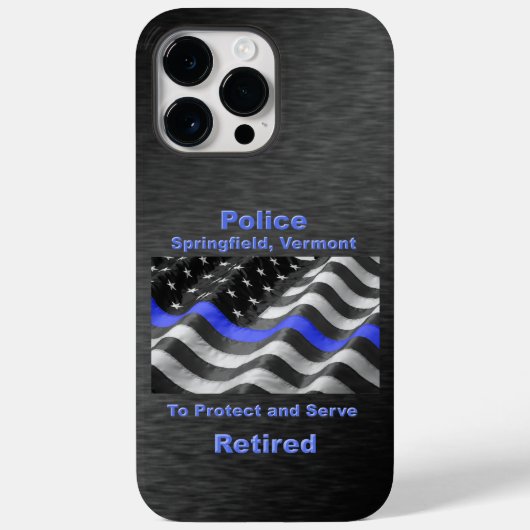 Springfield, Vermont. Police Case-Mate iPhone Case (Achterkant)