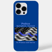 Springfield, Vermont. Police Case-Mate iPhone Case (Achterkant)