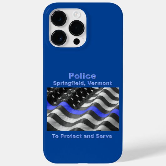 Springfield, Vermont. Police Case-Mate iPhone Case (Achterkant)