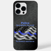 Springfield, Vermont. Police Case-Mate iPhone Case (Achterkant)