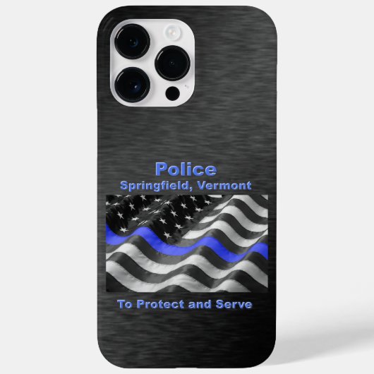 Springfield, Vermont. Police Case-Mate iPhone Case (Achterkant)