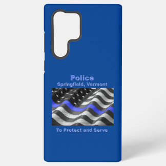 Springfield, Vermont. Police Samsung Galaxy Hoesje