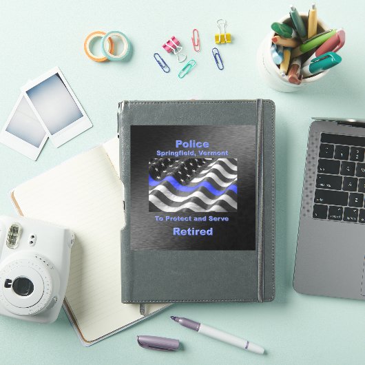 Springfield, Vermont. Police Sticker (iPad Cover)