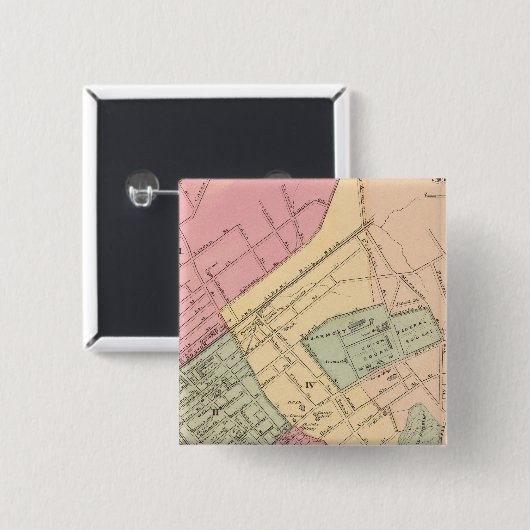 Springfield Vierkante Button 5,1 Cm (Voorkant /achterkant)