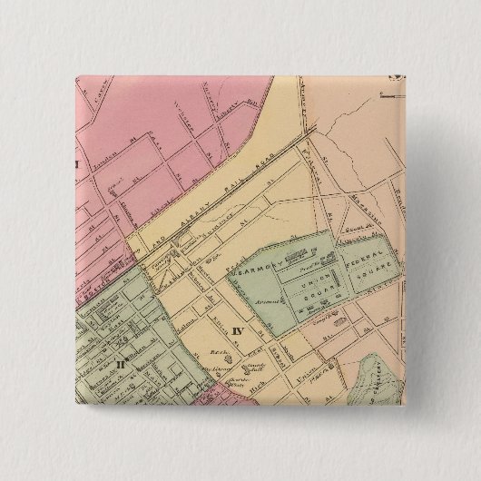 Springfield Vierkante Button 5,1 Cm (Voorkant)