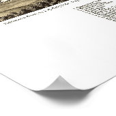 Springfield, VT Panoramiek Map - 1886 Poster (Hoek)