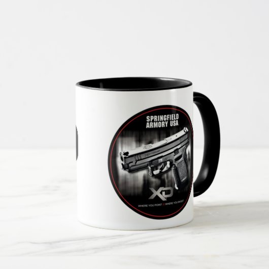 Springfield XD-mok koffie Mok (Voorkant rechts)