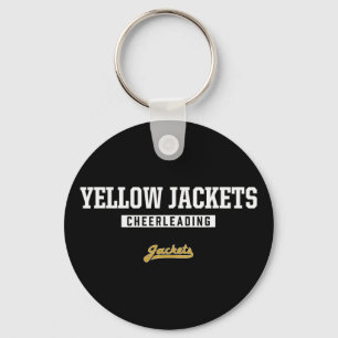 Springfield Yellow Jackets Logo Cheerleading HS Sleutelhanger