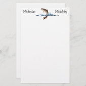 Springforel Sportvissen Briefpapier (Voorkant / Achterkant)