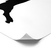 springgalopperend looppaard poster (Hoek)