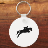 springgalopperend looppaard sleutelhanger (Voorkant)