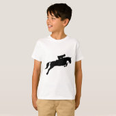 springgalopperend looppaard t-shirt (Voorkant volledig)