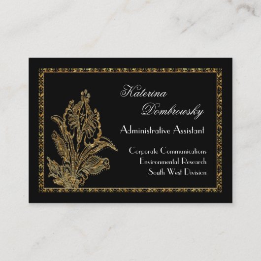 SpringGem Elegant Professional Visitekaartje (Voorkant)