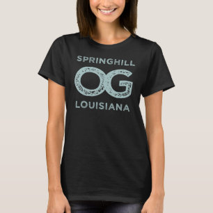 Springhill Louisiana Show je originele Hometown P T-shirt