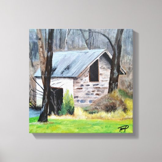 Springhouse - Gettysburg, PA Canvas Afdruk (Voorkant)