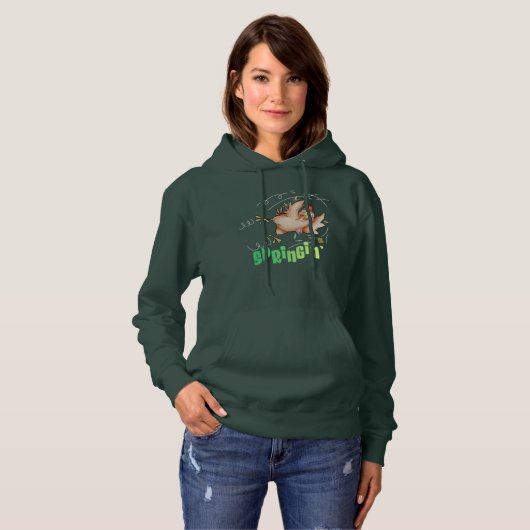 Springin' Chicken hoodie (Voorkant volledig)