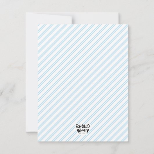 Springkasteel Feestje Opvulbare Kinderen Bedankkaart (Achterkant)