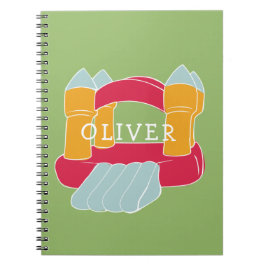 Springkasteel/ kasteel aangepast kinderdesign notitieboek