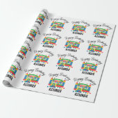 Springkasteel Springhuis Bal Kinderen Naam Cadeaupapier (Uitgerold)