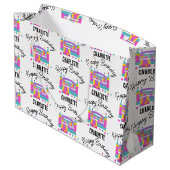 Springkasteel Springkasteel Meisjes Verjaardagsfee Groot Cadeauzakje (Achterkant Gekanteld)